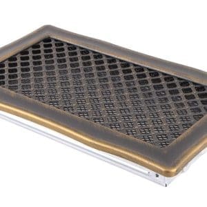 Grila Semineu DECO 16 X 32cm Auriu Patinat