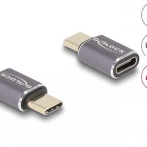 Adaptor USB 4 type C 8K60Hz/4K144Hz 100W 40Gb T-M, Delock 60046