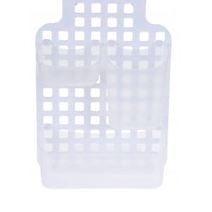 Organizator baie Bathroom Solutions, polipropilena, 39x29x9 cm, alb