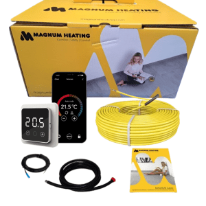 Kit cablu incalzire in pardoseala Magnum Heating 1700 W – 100 m cu termostat WIFI control F 32