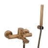 Baterie cada TRENDY’S, pipa fixa montare pe perete , bronz antichizat