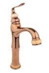 Baterie lavoar TRENDY’S ,montare pe blat, jade-rose gold