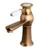 Baterie lavoar monocomanda, bronz antichizat