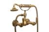 Baterie dus prindere perete bronz antichizat model cu broderie TRENDY S
