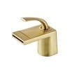 Baterie lavoar TRENDY S, tip cascada , montare chiuveta baie , Gold