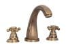 Baterie lavoar TRENDY’S ,cu trei cai ,montare chiuveta baie, bronz antichizat