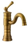 Baterie lavoar TRENDY’S, montare chiuveta baie ,,bronz antic