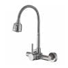 Baterie bucatarie lebada prindere perete inox satinat TRENDY S