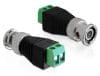 Adaptor BNC tata la bloc terminal 2 pini, Delock 65323