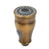 Perlator baterie extractabila , cu doua functii , bronz antichizat