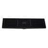 Sifon pardoseala,negru mat 30 X 8 cm, iesiere pe 40 mm antimiros