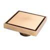 Sifon pardoseala TRENDY’S, bronz antichizat 10X10 cm, iesiere pe 40 mm antimiros