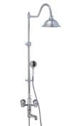 Colona de dus, cu trei functii, white-crom, TRENDY S