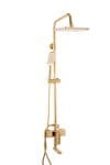 Coloana de dus TRENDY S, gold ,cu trei functii