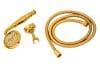 Set dus  , cu  para furtun si suport dus TRENDY  S gold