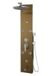 Panou de dus cu hidromasaj,TRENDY’S cu 4 functii,gold satin