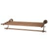 Etajera depozitare prosoape TRENDY’S,montare pe perete rose-gold