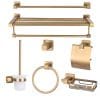 Set accesorii baie TRENDY’S cu sapte piese bronz antichizat
