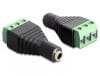 Adaptor jack stereo 3.5mm mama la bloc terminal 3 pini, Delock 65455