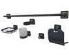 Set 6 piese accesorii baie, alama, negru
