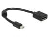 Adaptor mini Displayport 1.2 la Displayport 4K T-M, Delock 65554
