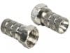 Conector F antena/coaxial (TV) pentru cablu cu diametru 5.0 – 5.2 mm, Delock 65615