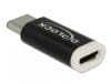Adaptor micro USB la USB tip C 2.0 M-T negru, Delock 65678