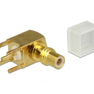 Adaptor SMC jack unghi 90 grade PCB, Delock 65851