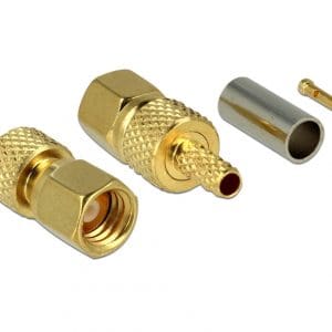 Conector SMC plug for crimping RG-174 / RG-316, Delock 65859