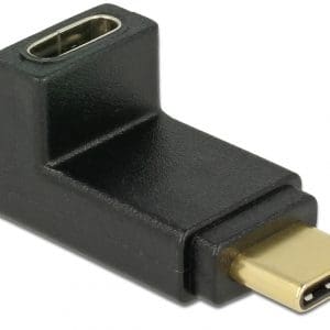 Adaptor USB-C 3.1 Gen 2 unghi 90 grade sus/jos, Delock 65914