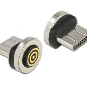 Adaptor magnetic incarcare + transfer date micro USB-B pentru 85723/85724, Delock 65932