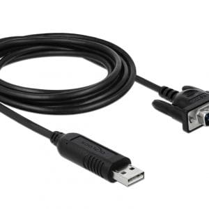 Adaptor USB la Serial RS-232 DB9 FTDI, Delock 66282