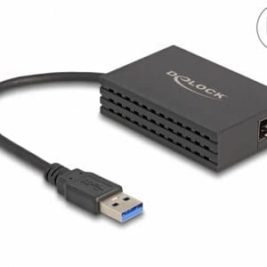 Adaptor USB-A la SFP Gigabit LAN, Delock 66463