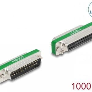 Adaptor RF/EMI Interference Suppression Filter D-Sub 25 pini T-M low-pass filter capacitive, Delock 66479