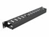 Organizator cabluri pentru cabinet 19″ 1U, Delock 66550