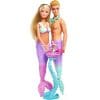 Set Simba Steffi Love Mermaid Family, Steffi si Ken cu Accesorii 29 cm