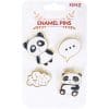 Set 4 insigne – Panda | Kenji