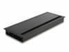 Organizator cabluri cu perii – montare in masa 300x120x28mm Negru, Delock 66859