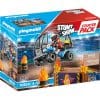 Set de Constructie Playmobil Stunt Show – Vehicul si Rampa de Foc
