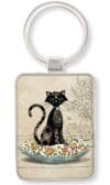 Breloc – Chat Sur Coussin | Kiub