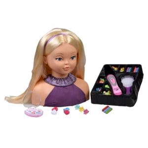 Bust Personaj Rosaura Falca cu Dispozitiv de Impletit Parul si Accesorii 28 cm