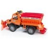 Utilaj de Zapada Bruder Mercedes Benz Unimog cu Plug