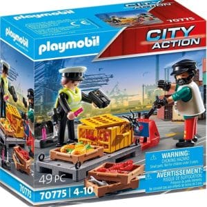 Set de Constructie Playmobil Verificarea Vamala