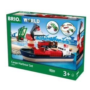 Set de Joaca Brio Port cu Nava de Marfa