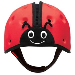 Casca Protectie Bebelusi cu Spuma Flexibila Ultrausoara Reglabila SafeHead Baby Ladybird 7-24 luni