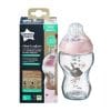 Biberon Sticla Tommee Tippee Closer to Nature 250 ml 0 luni + Roz