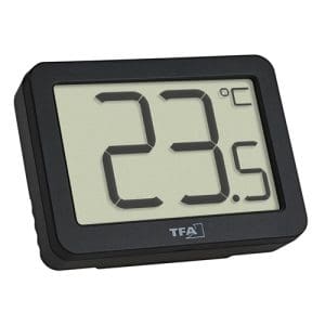 Termometru Digital de Camera cu Suport Magnetic TFA Negru