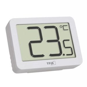 Termometru Digital de Camera cu Suport Magnetic TFA Alb