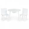 Set de Masa Ecotoys cu Doua Scaune si Loc de Depozitare Jucarii