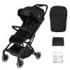 Carucior Sport Skiddou Pliabil Ultracompact Espoo+ Onyx, Negru